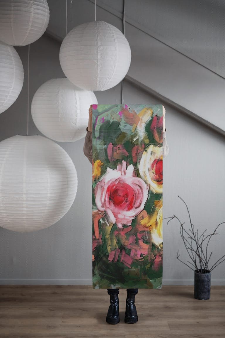 Bouquet of Roses papel de parede roll