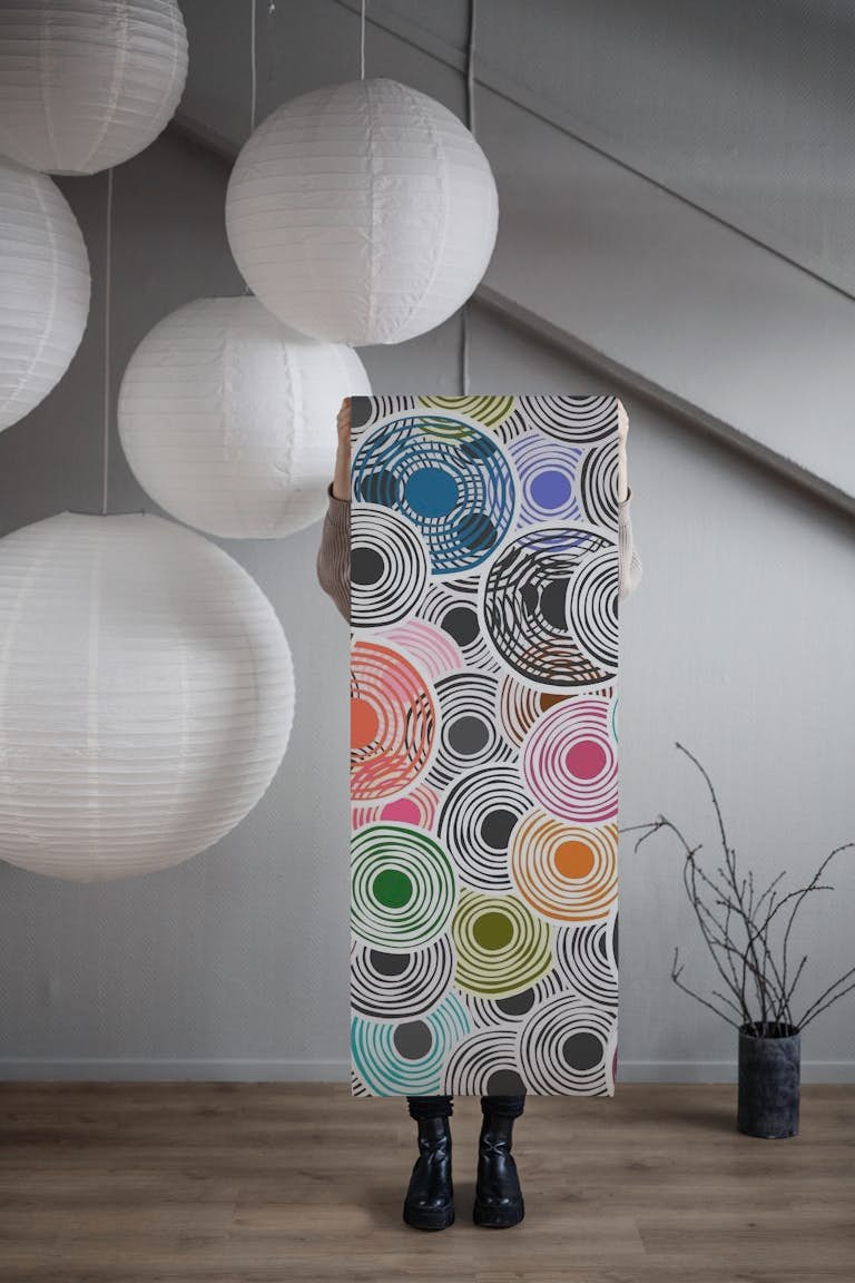 Multiple Circles wallpaper roll