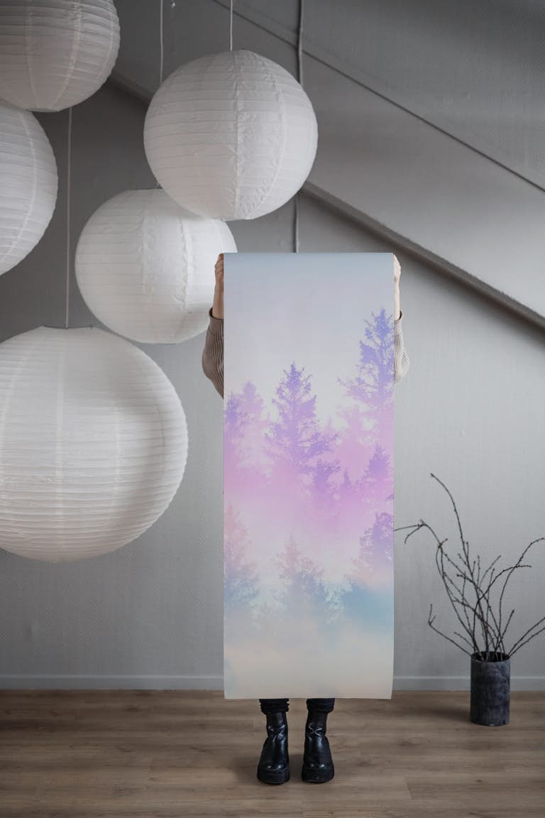 Pastel Forest Dream 5 papel pintado roll