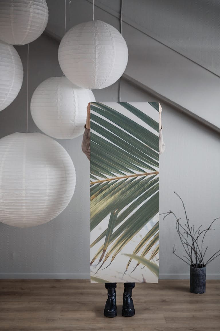 Sun Kissed Palm Leaf 1 wallpaper roll