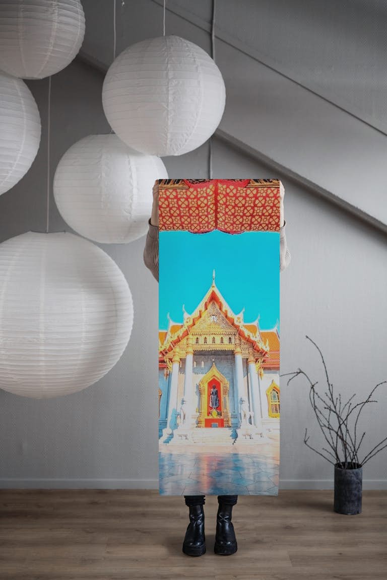 Marble Temple papel pintado roll