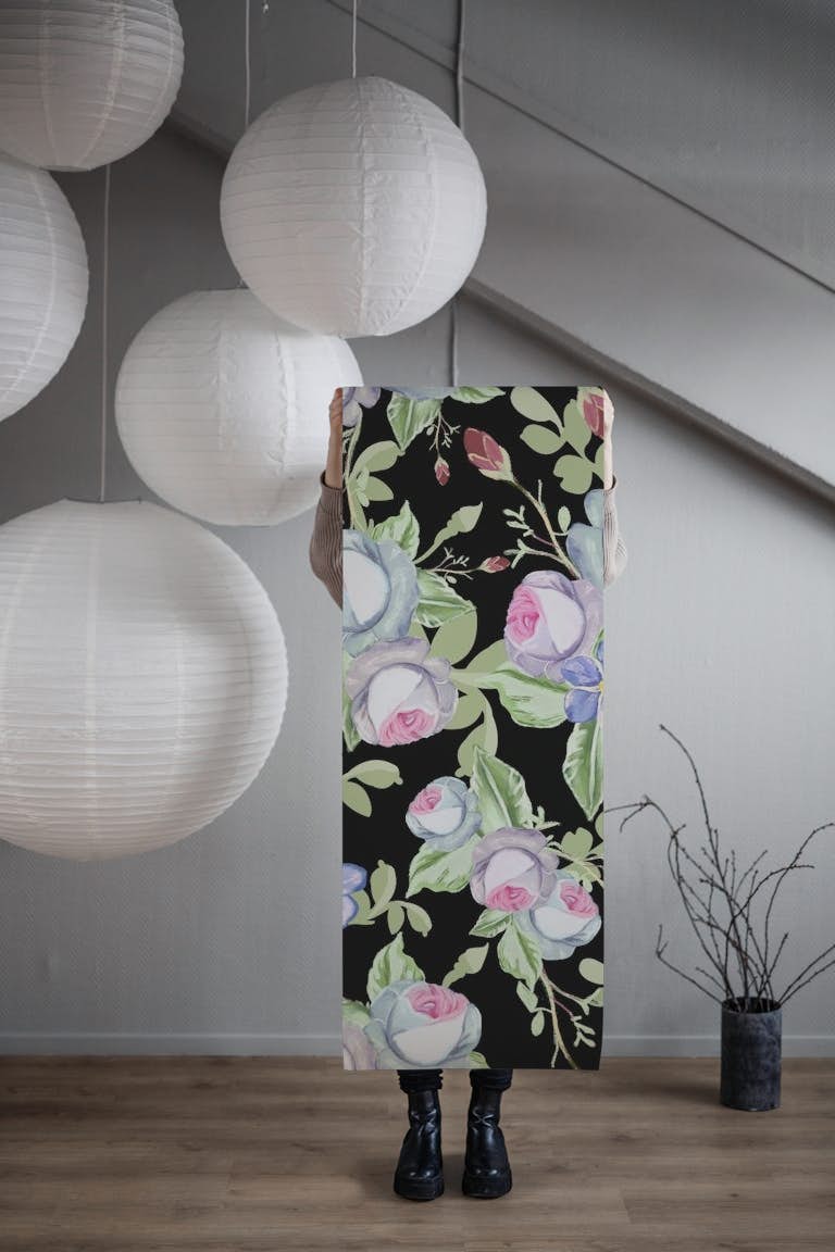 Heirloom Florals Pastel wallpaper roll