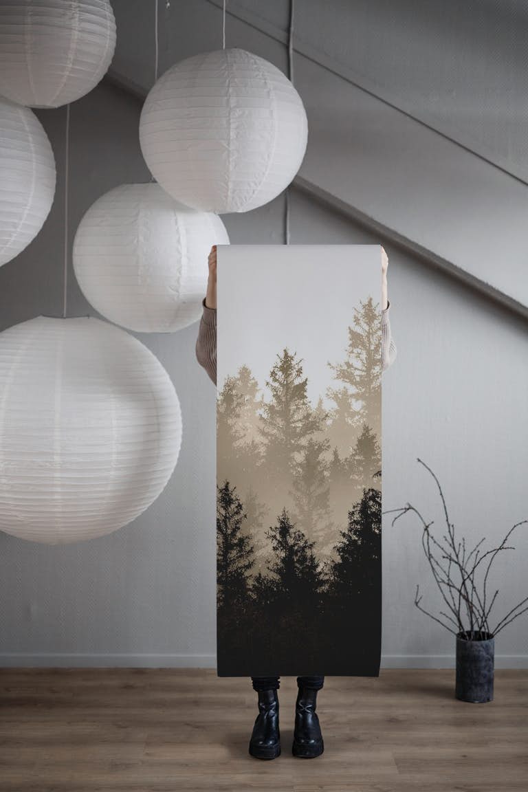 Brown Forest Dream 1 wallpaper roll