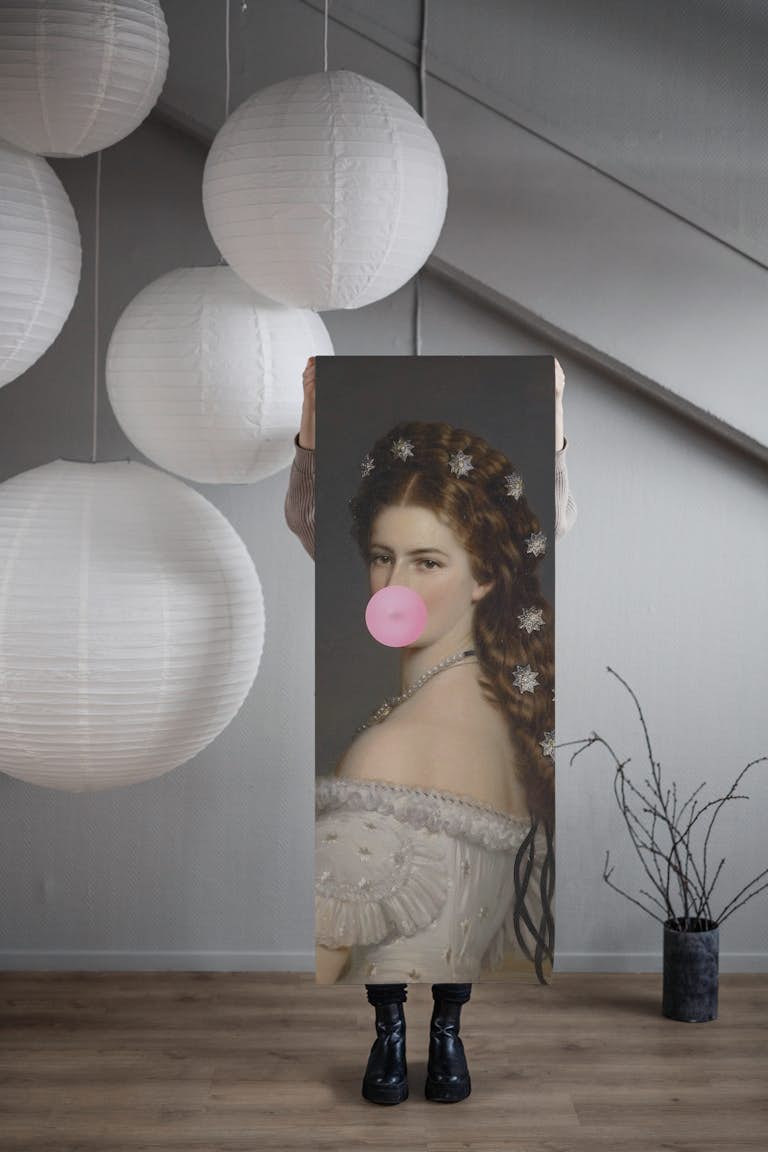 Empress Sisi Bubble-Gum wallpaper roll