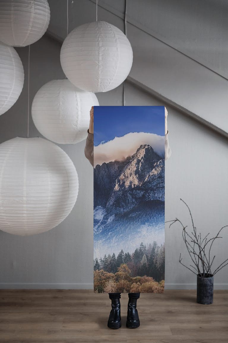 Triglav mountain peaks wallpaper roll