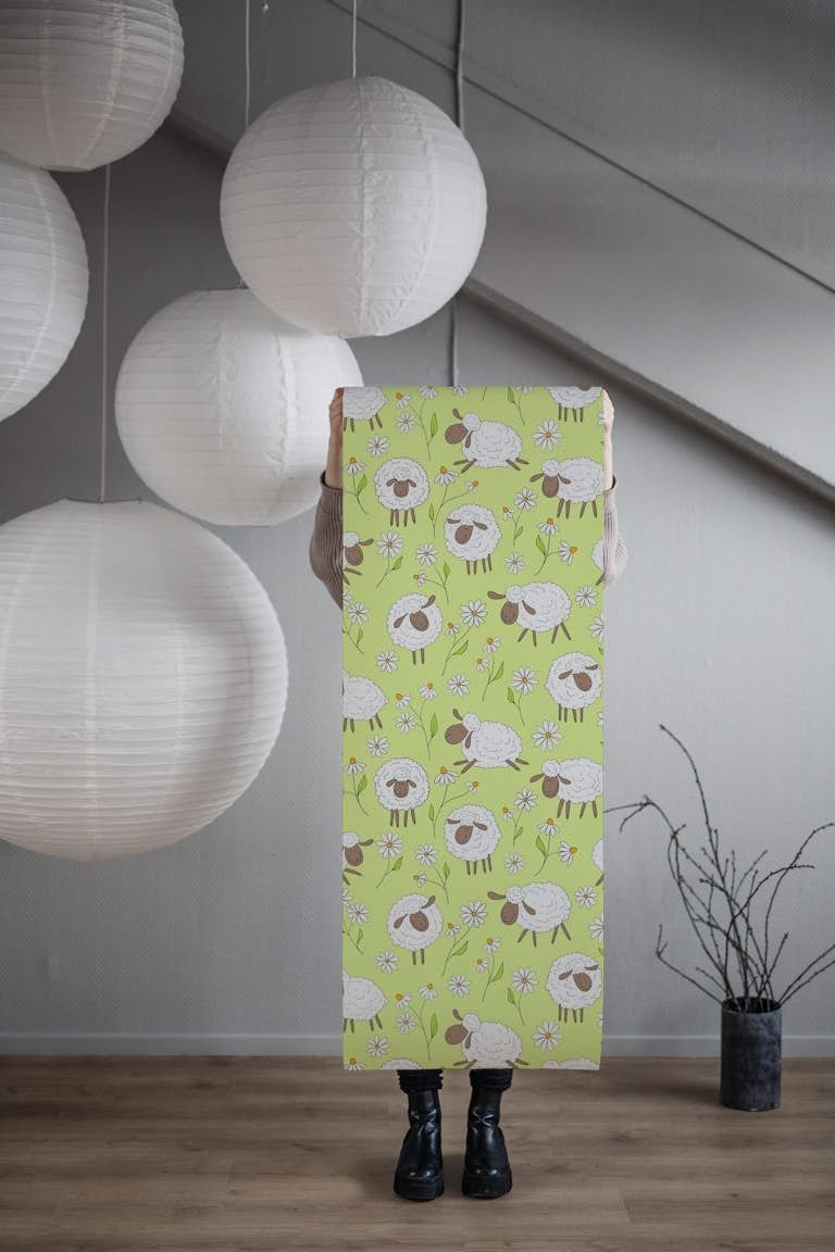 Counting sheep 3 papiers peint roll