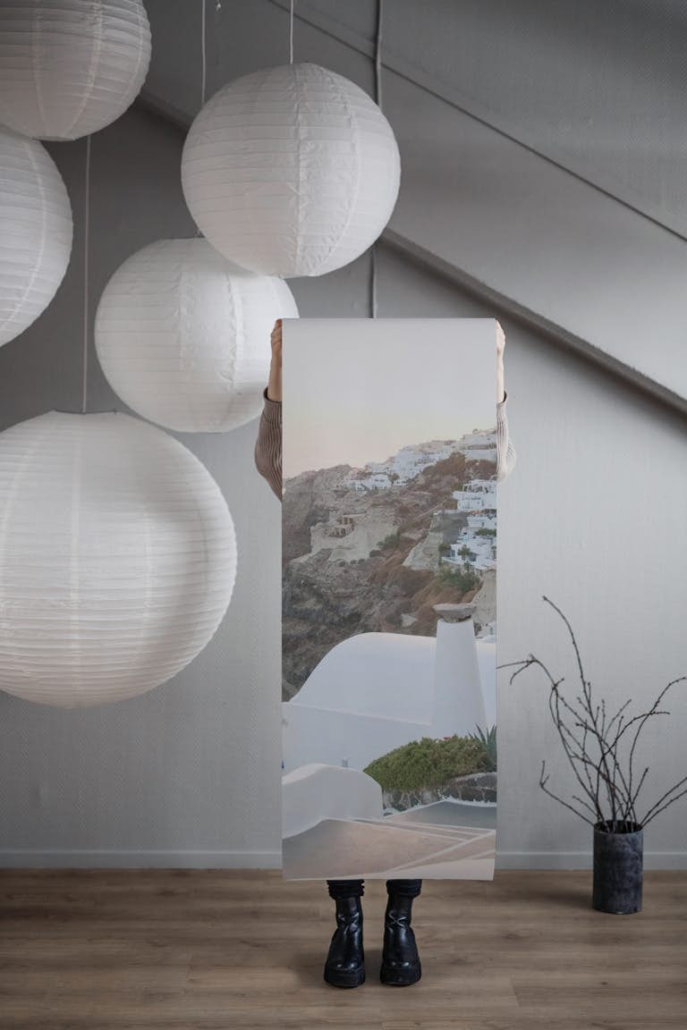 Dreamy Santorini Bliss 1 wallpaper roll