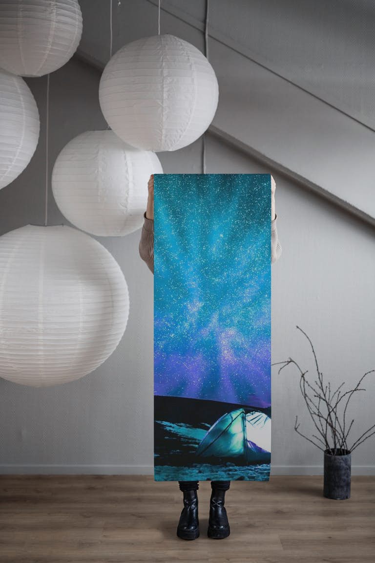Aurora wallpaper roll