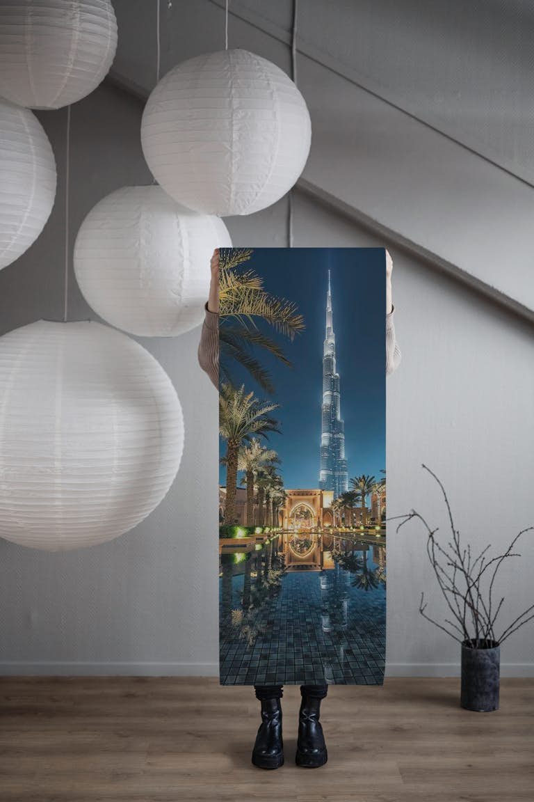 Burj Khalifa wallpaper roll