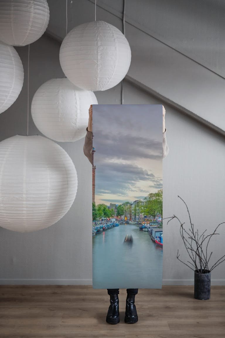Picturesque Canal wallpaper roll