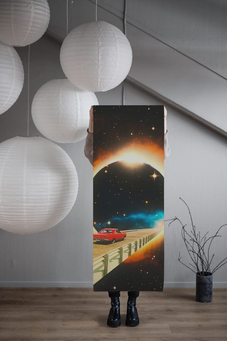 Cosmic Commute wallpaper roll