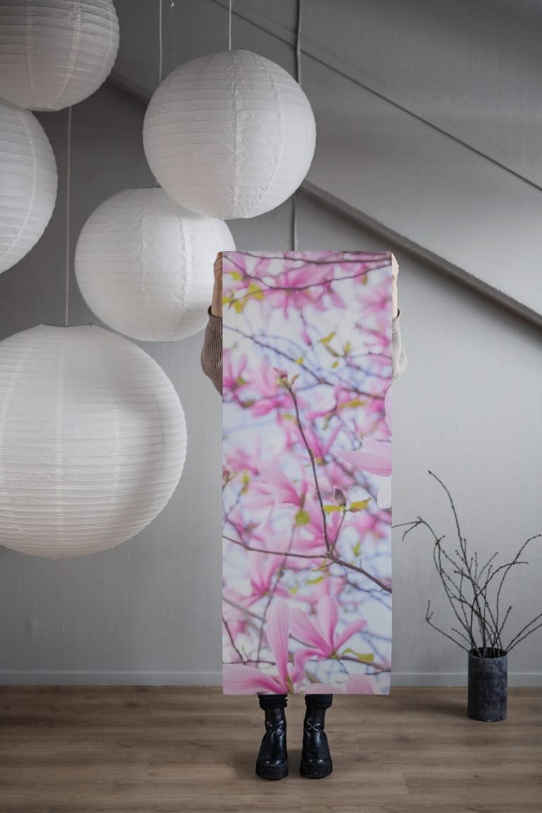 Magnificent Magnolias wallpaper roll