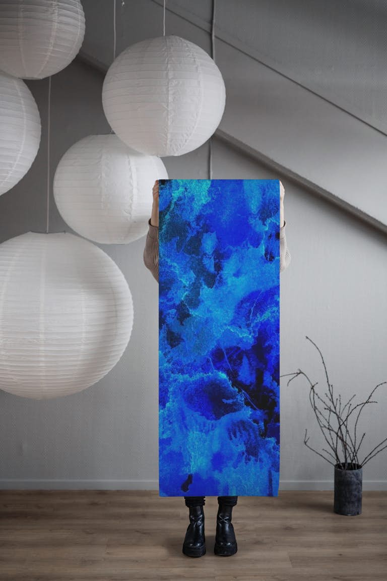 Blue Midnight wallpaper roll