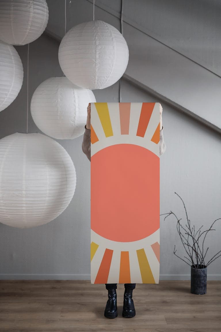 Sunrise Sunbeams wallpaper roll