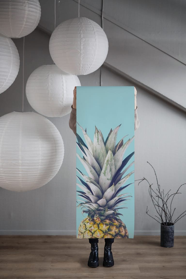 Pineapple art 1 wallpaper roll