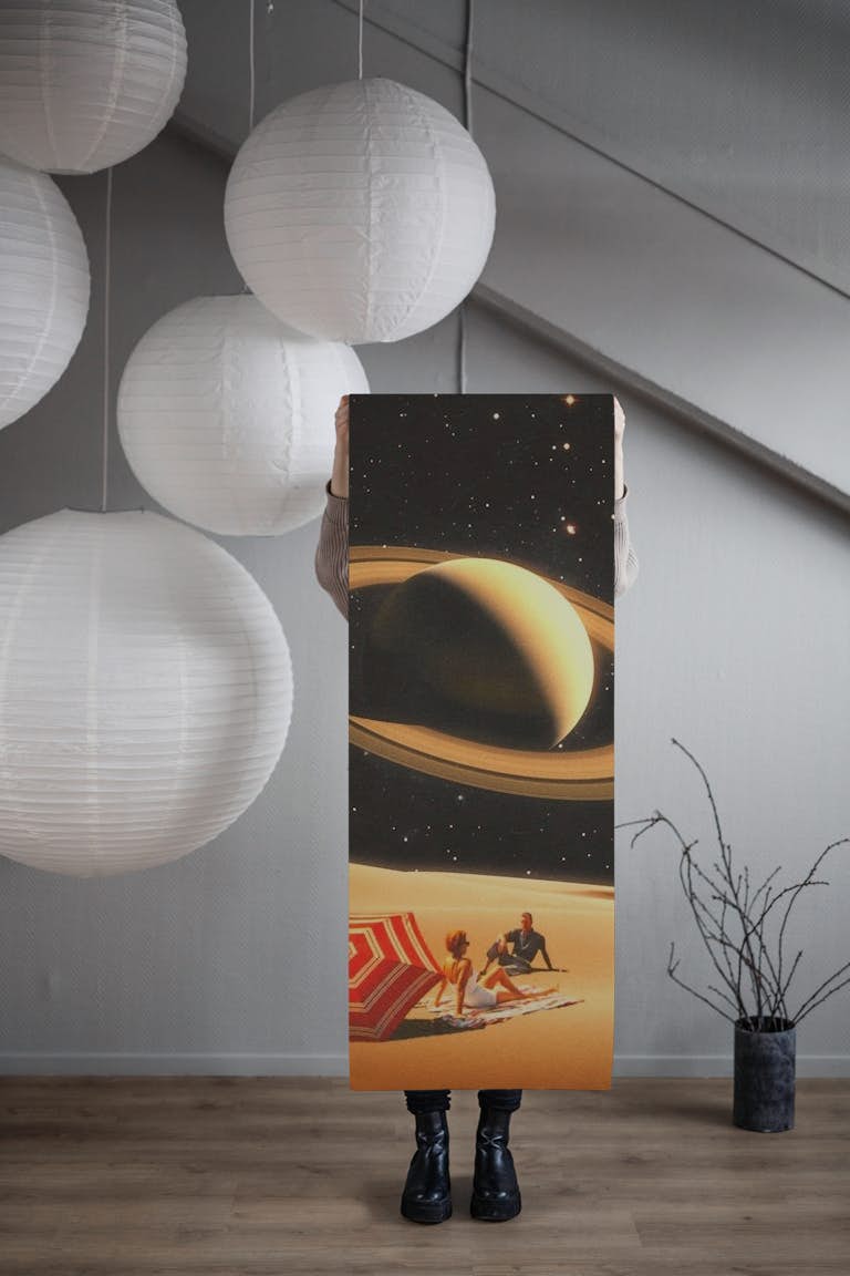 Space Date wallpaper roll