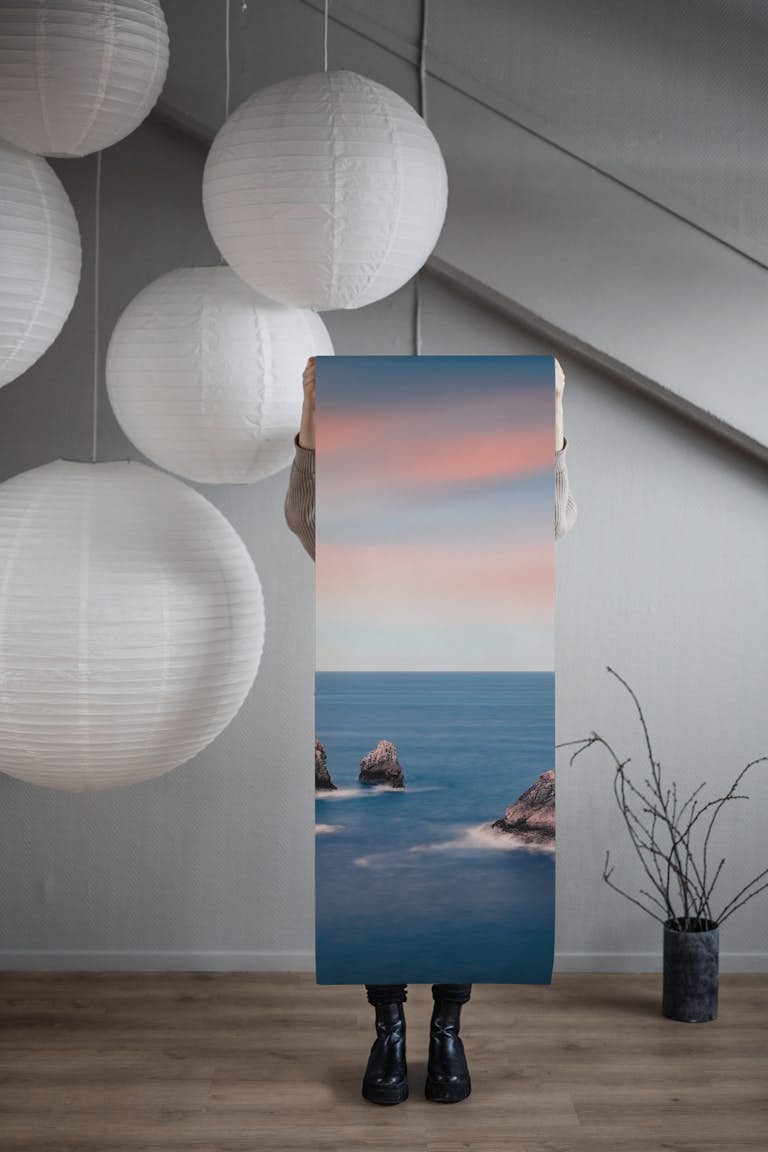 Seascape At Sunset behang roll
