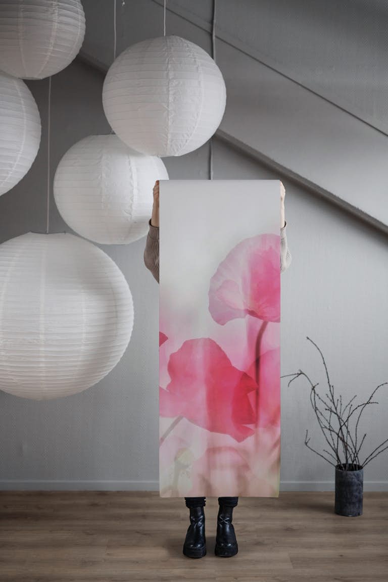Flowers wallpaper roll