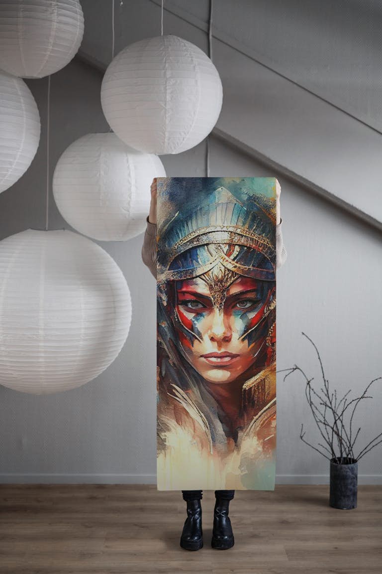 Powerful Warrior Woman #5 wallpaper roll