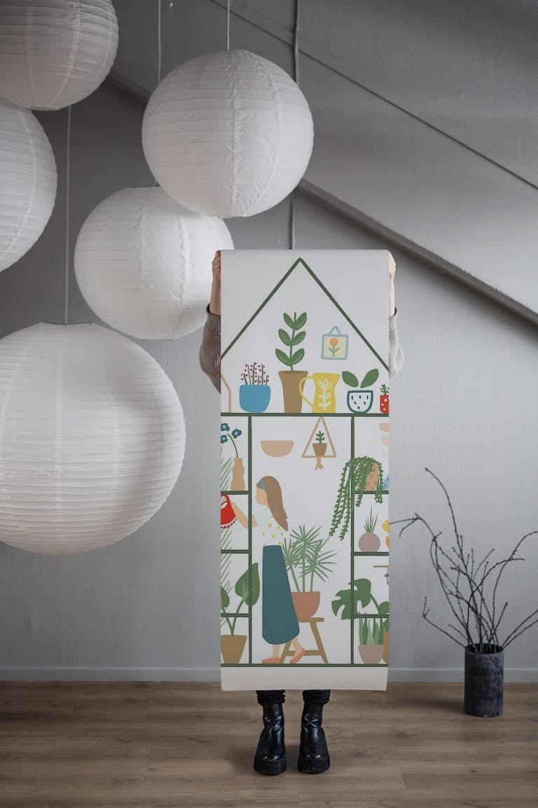 Indoor Garden papel pintado roll