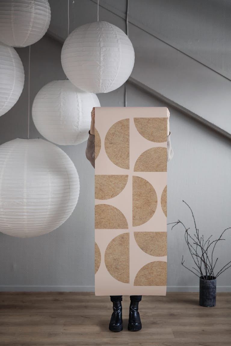 Mid Century Modern Japan Papercuts behang roll
