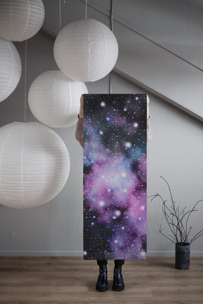 Unicorn Galaxy Nebula Dream 2 tapet roll
