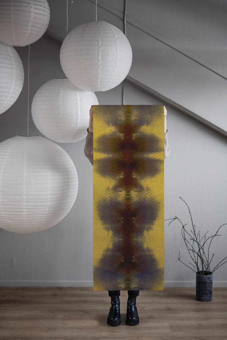 Moody Watercolor Zen Sunrise wallpaper roll