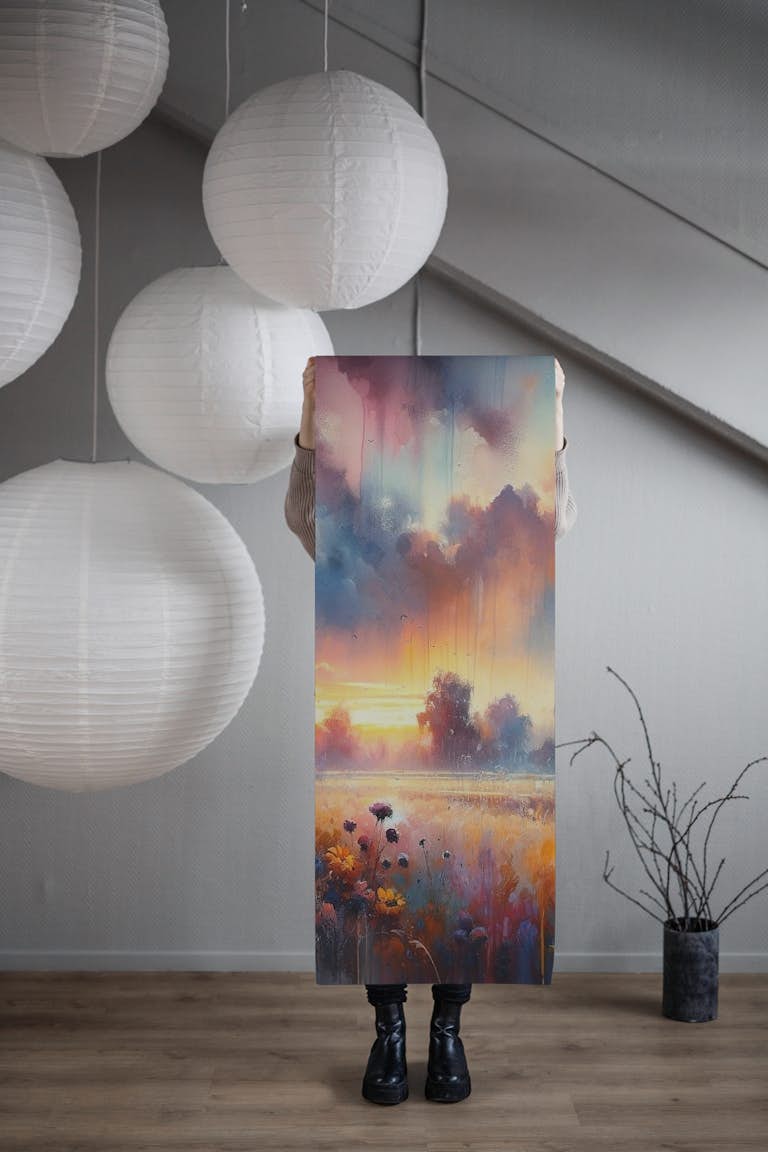 Dawn's Whispering Light wallpaper roll