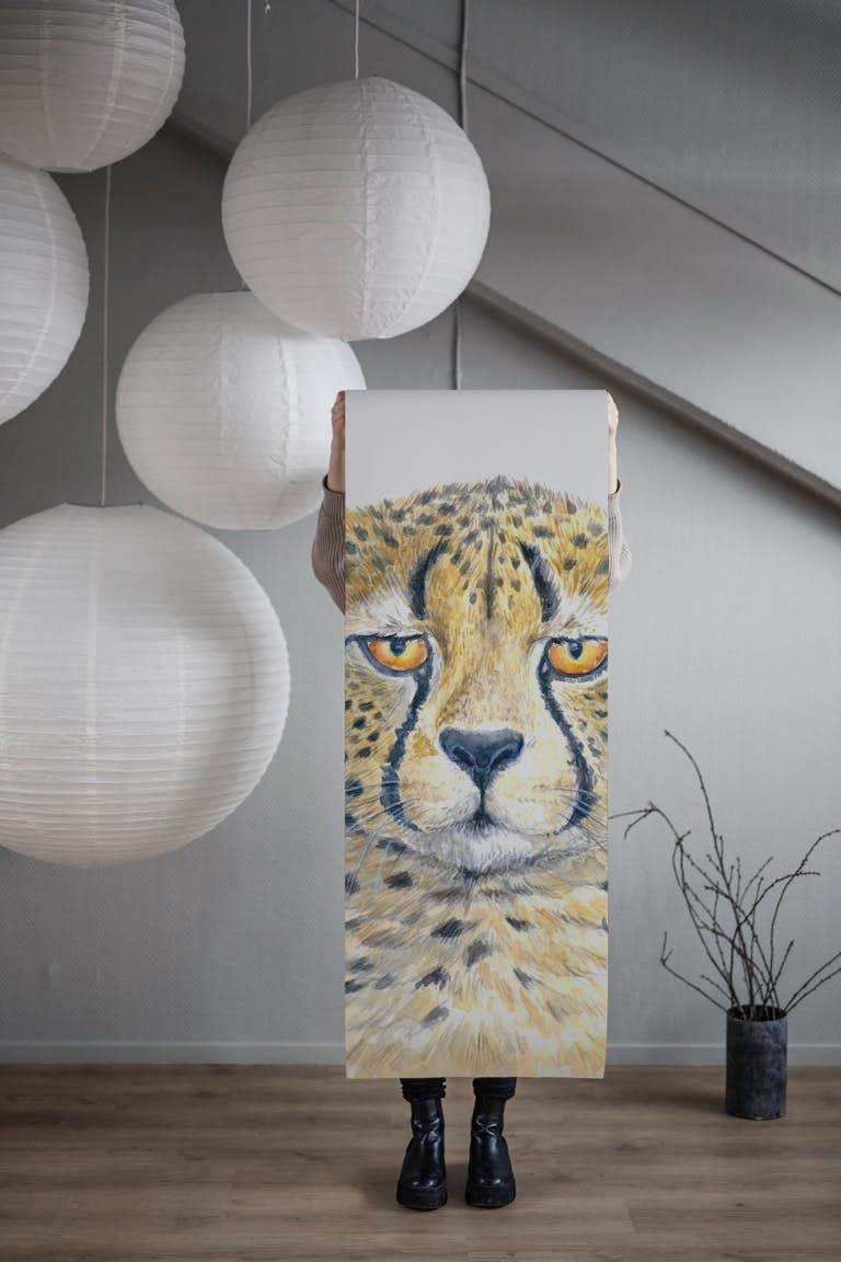 Cheetah 2 papel de parede roll