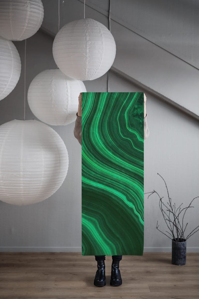 Emerald Marble Texture I wallpaper roll