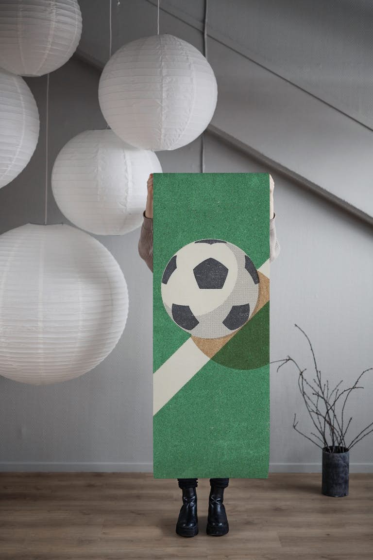BALLS Football wallpaper roll