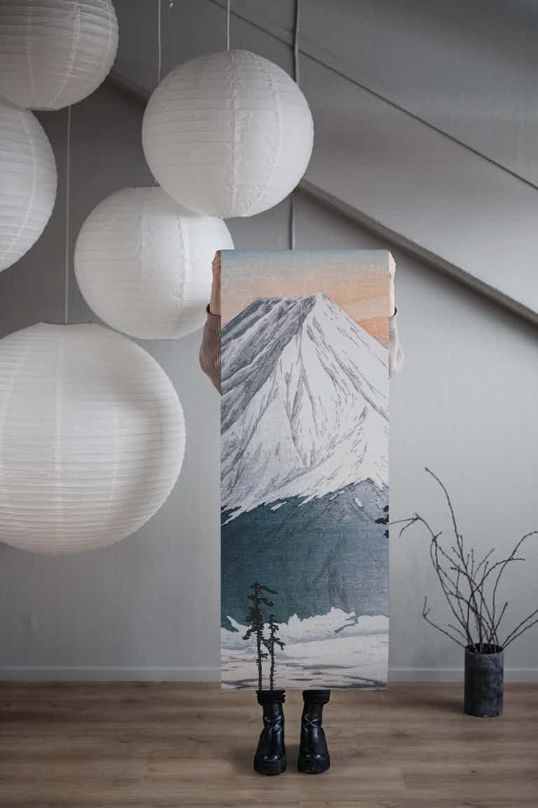Japanese mountain wallpaper roll
