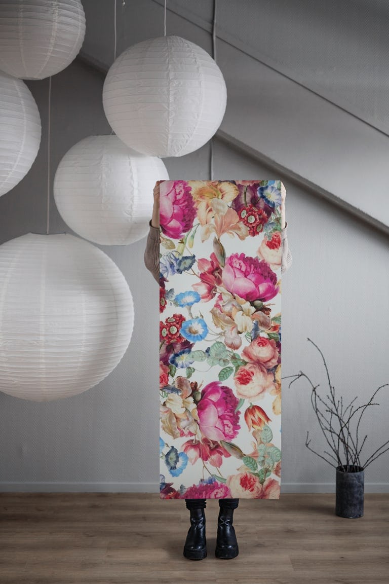 Floral Crush wallpaper roll