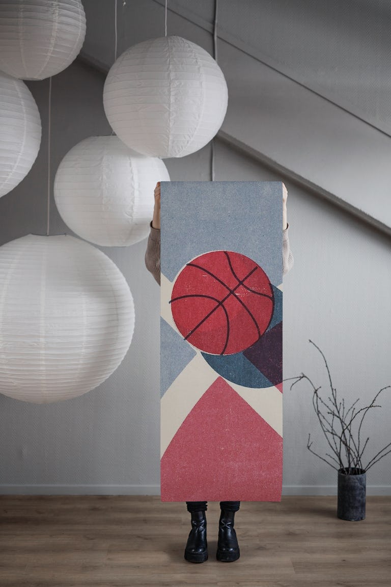BALLS Basketball (Outdoor) wallpaper roll