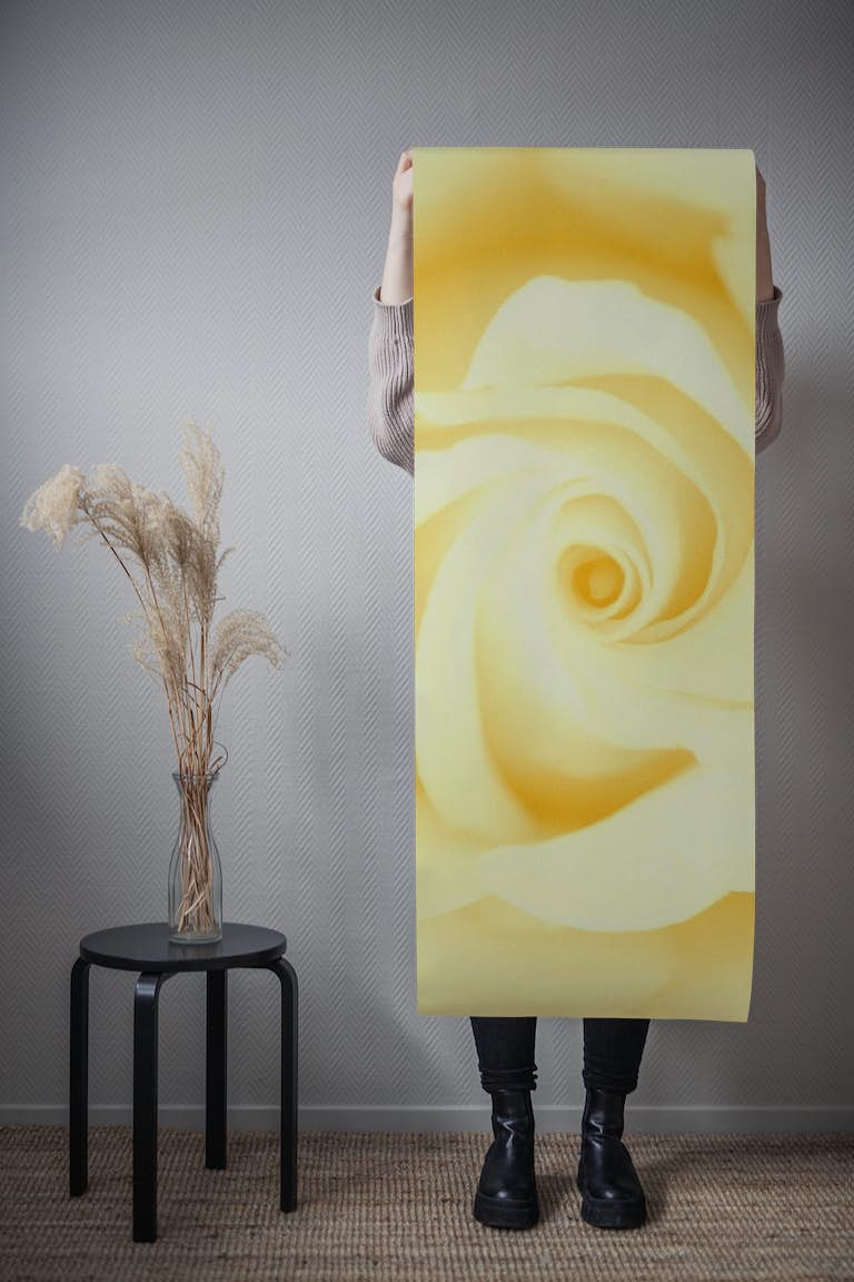 Yellow Beauty Rose 1 tapete roll