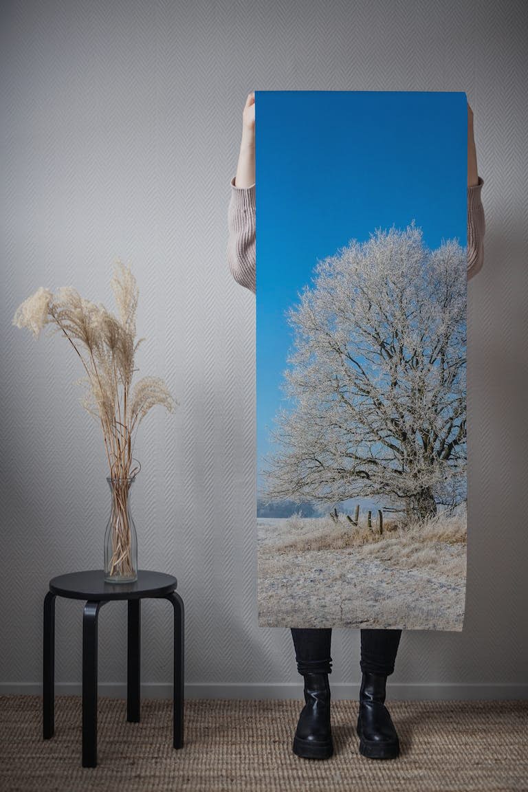 Majestic Winter Tree 2 papel pintado roll