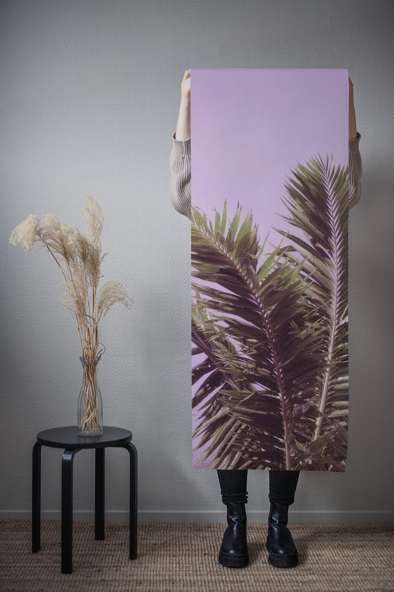 Tropical Summer Palm Leaves 1 papel pintado roll