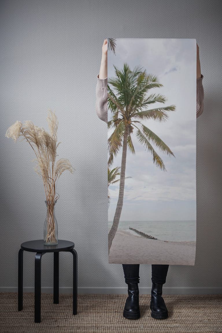 Palm Trees Beach Dream 1 papel de parede roll