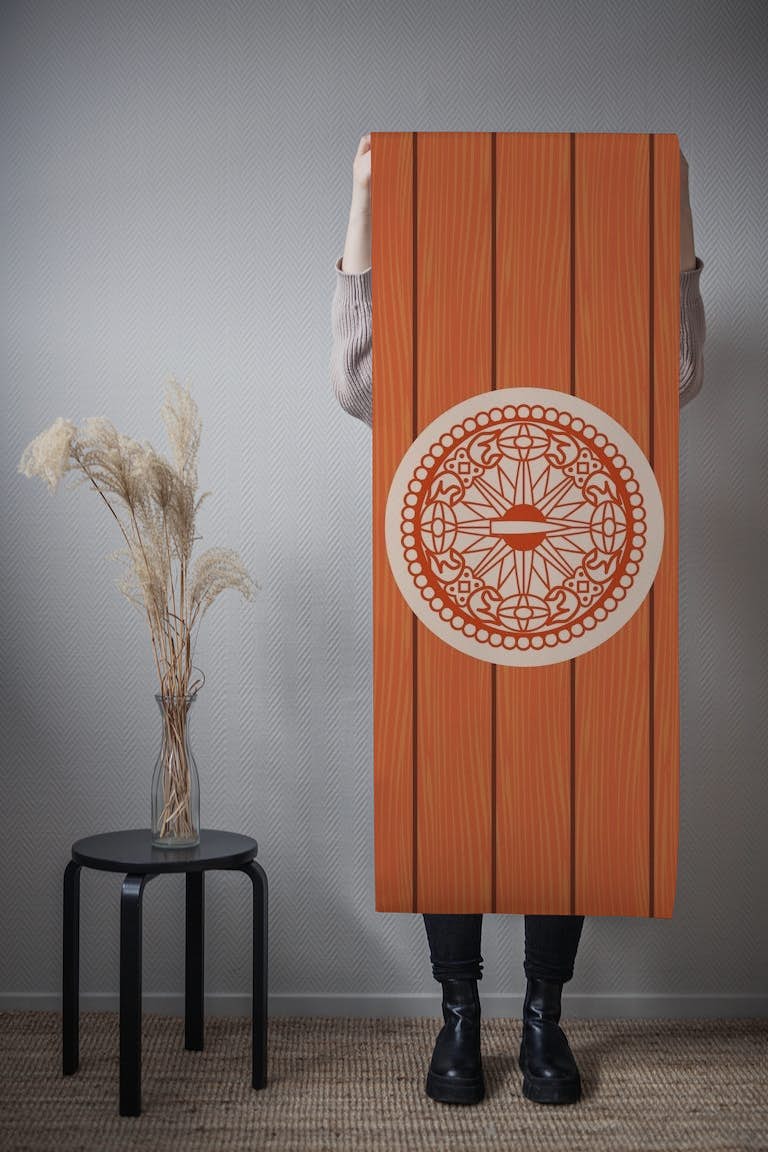 Scandinavian Wood Decor papel pintado roll