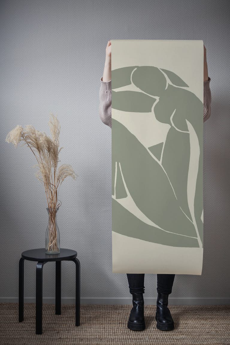Green Nude Matisse Style tapety roll