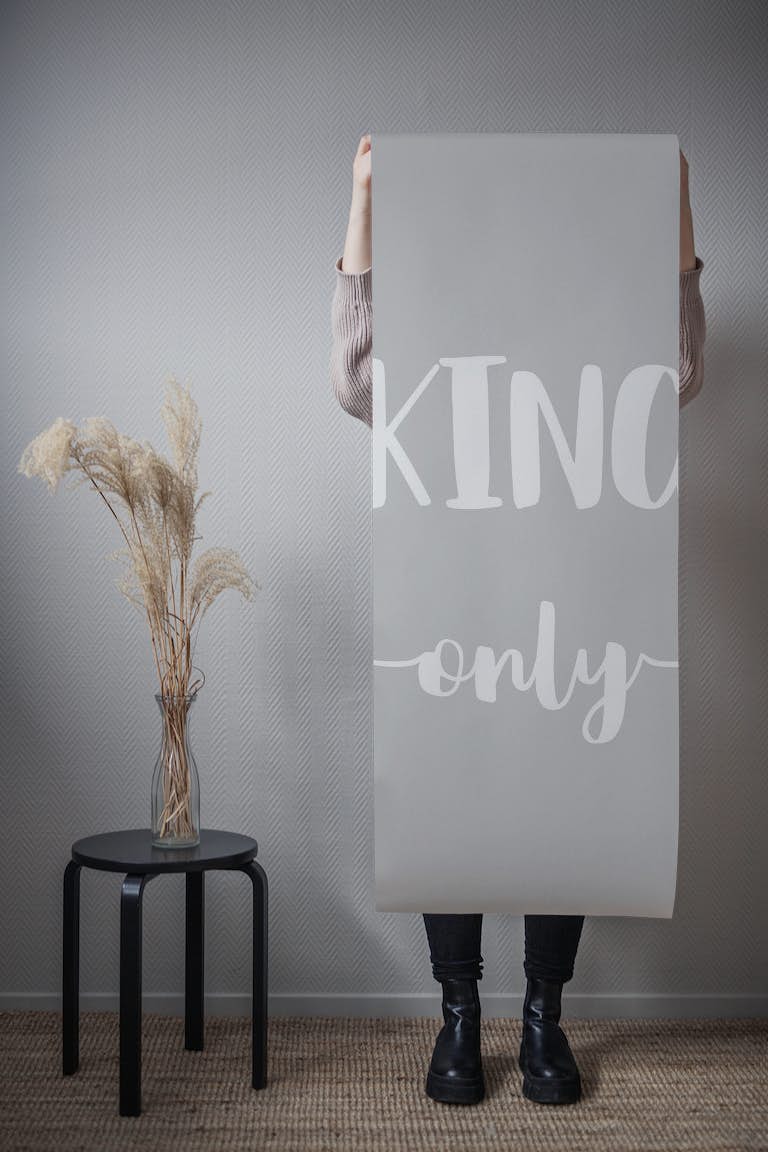 King only papel de parede roll