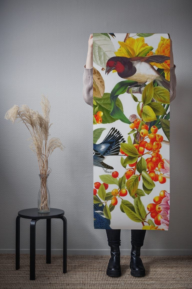 Floral and Birds XLVI carta da parati roll
