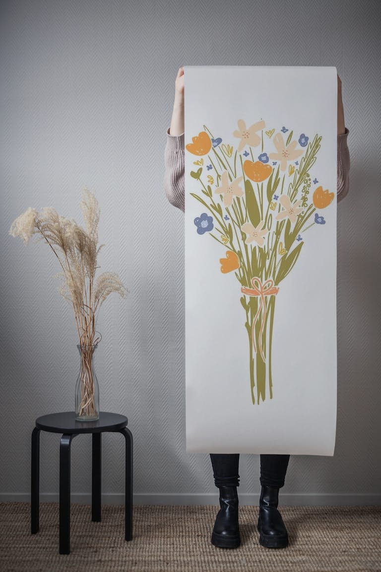 Bouquet for you papel pintado roll