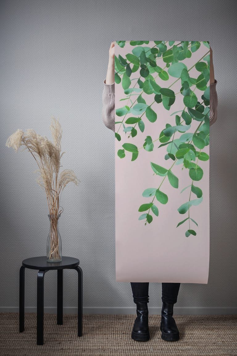 Eucalyptus Blush Green 1 wallpaper roll