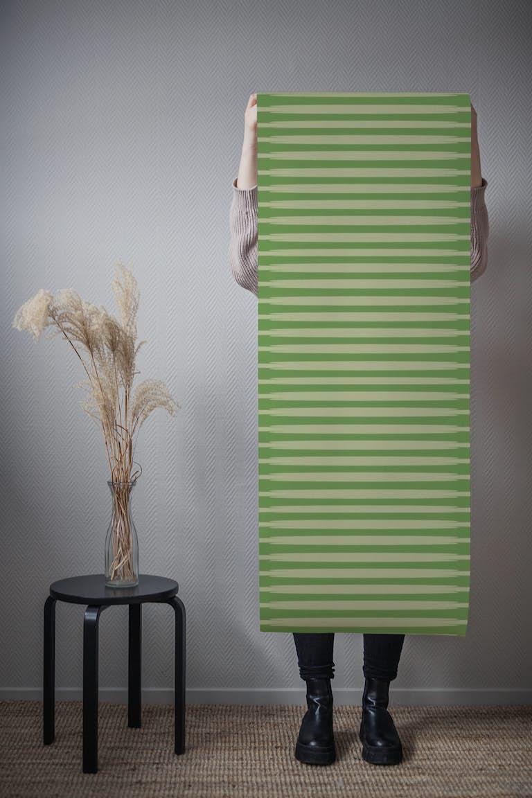 Green Minimalist behang roll