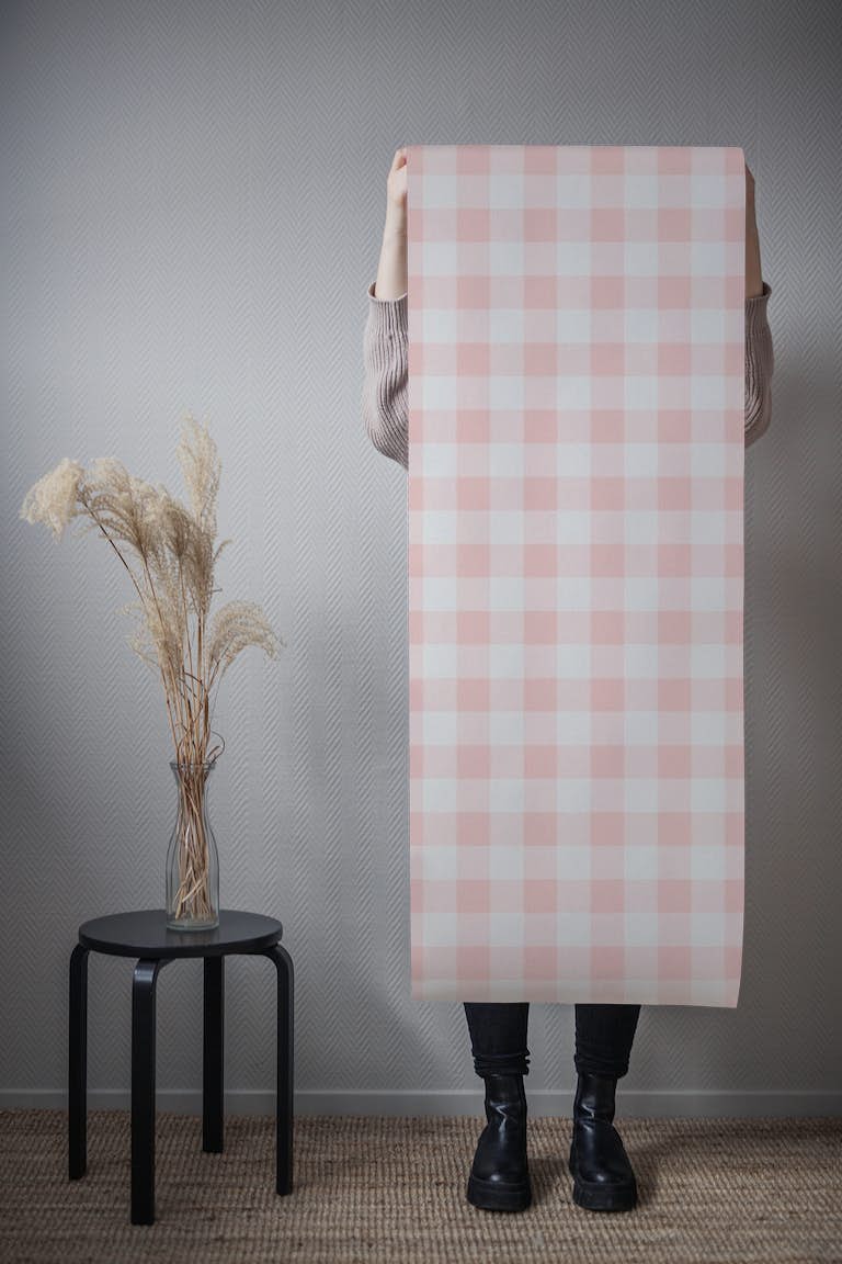 Rose Gingham ταπετσαρία roll