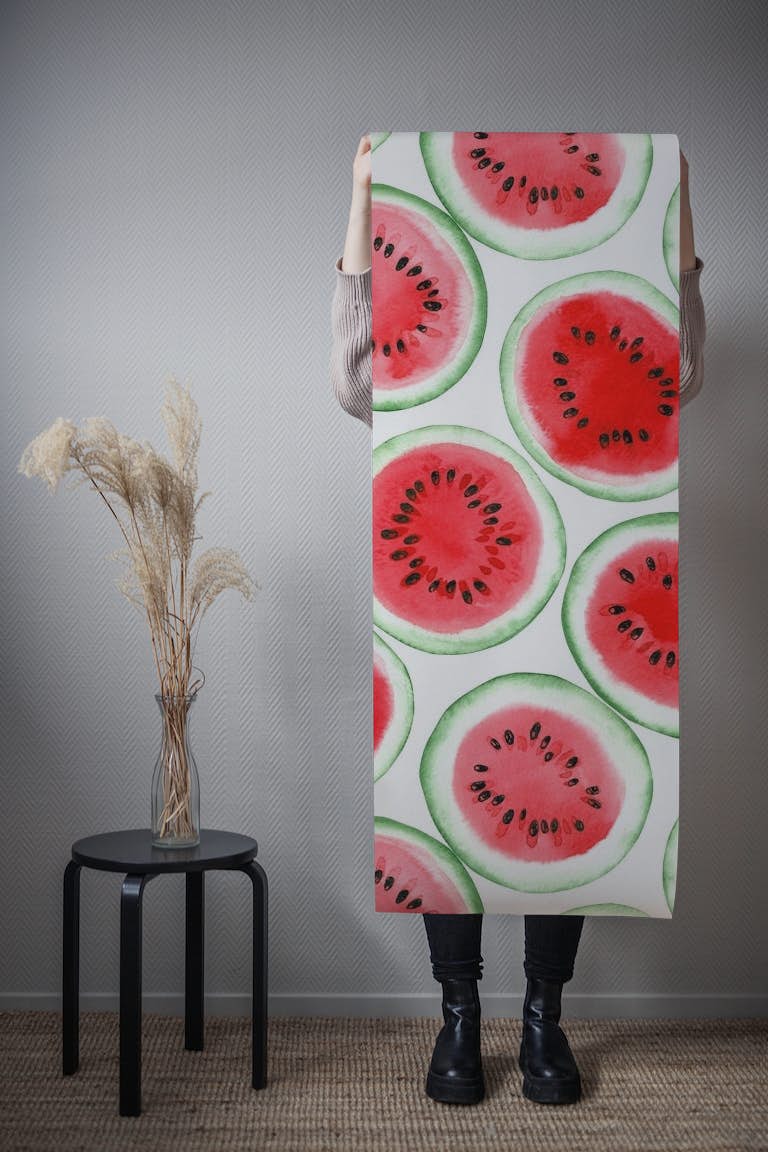Watermelon slices 4 behang roll