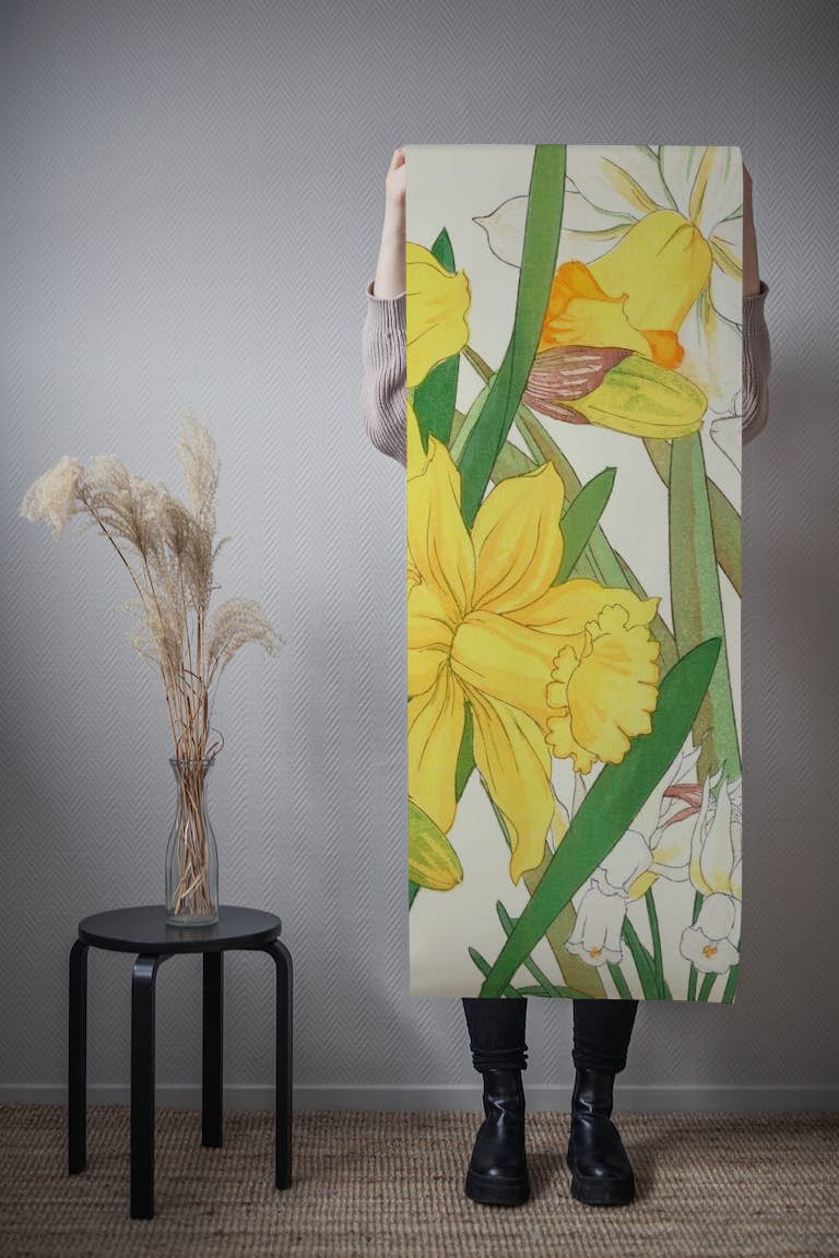Vintage Spring Floral behang roll