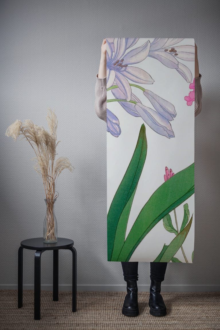 Vintage Japan Floral papel de parede roll