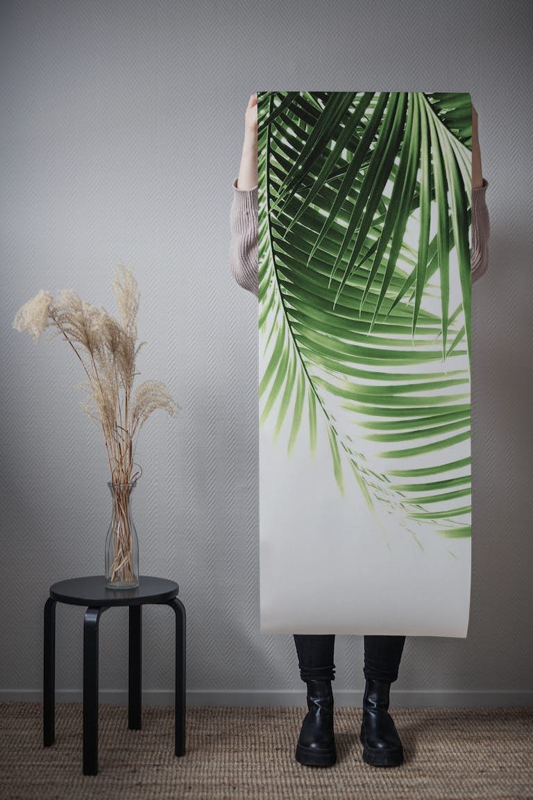 Palm Leaves Green Vibes 9 tapet roll